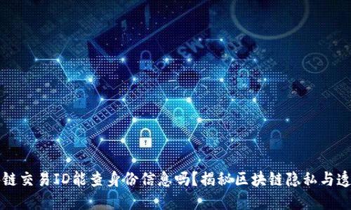 区块链交易ID能查身份信息吗？揭秘区块链隐私与透明性